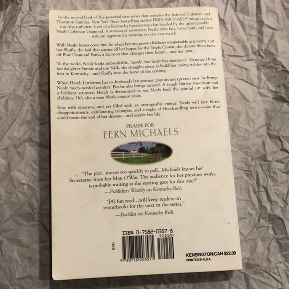 ⭐️5 for $15⭐️ Kentucky Heat by Fern Michaels | Book - Picture 2 of 2